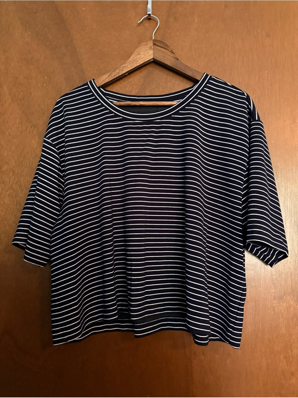 Anthropologie Maeve Blue Striped Tee